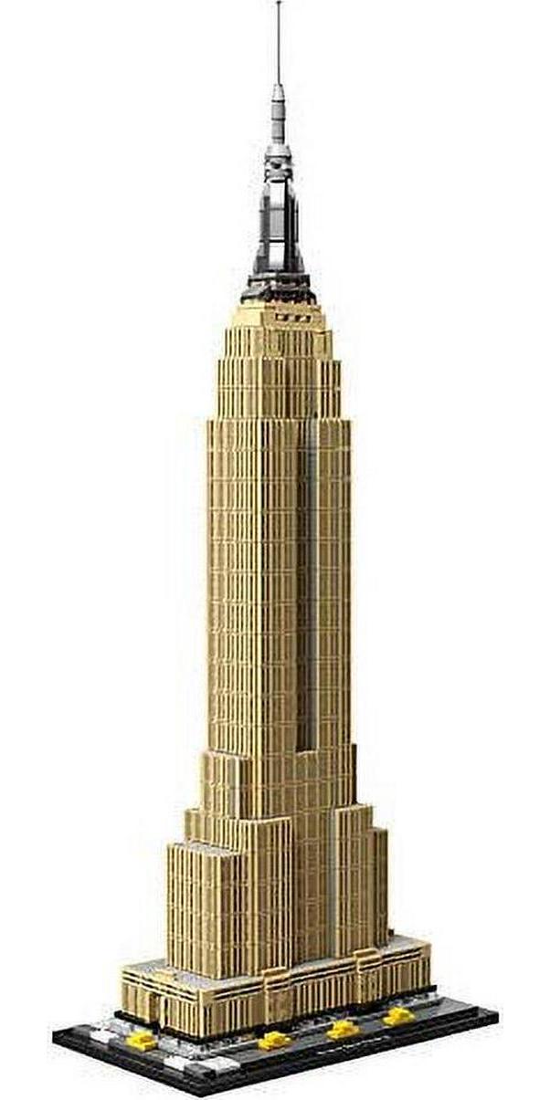 LEGO Architecture Empire State Building 21046 New York City Skyline Architecture Model Kit for Adults and Kids, Build It Yourself Model Skyscraper (1767 Pieces) - Image 2