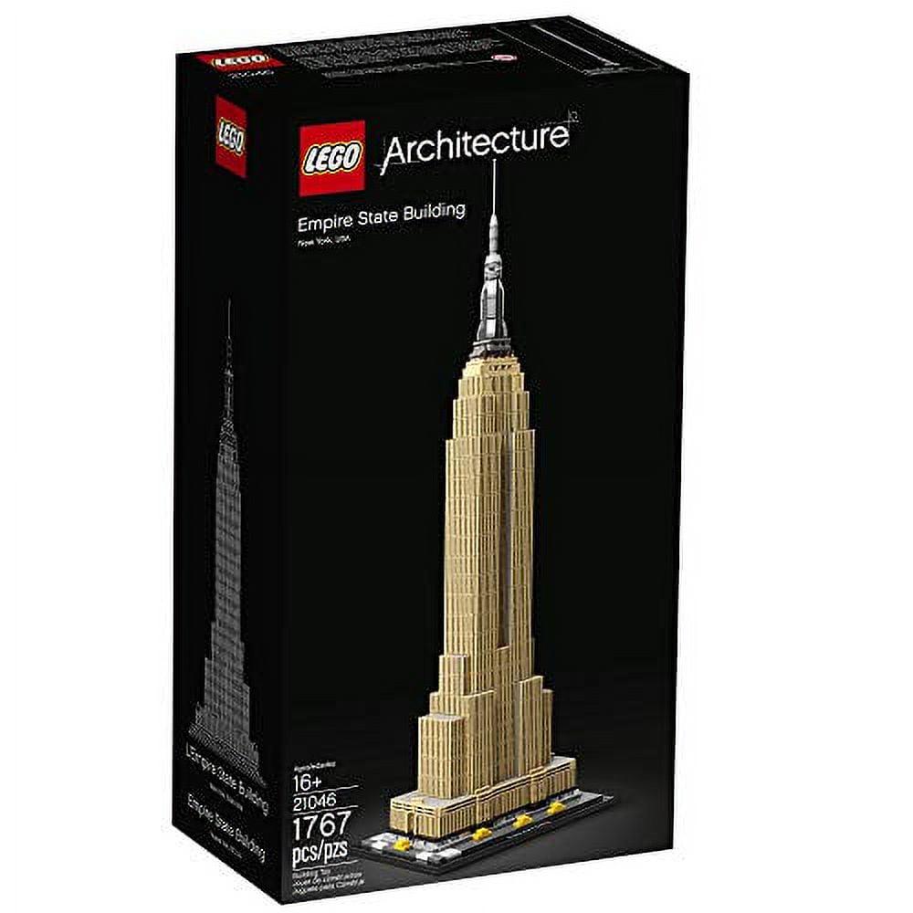 LEGO Architecture Empire State Building 21046 New York City Skyline Architecture Model Kit for Adults and Kids, Build It Yourself Model Skyscraper (1767 Pieces) - Image 4