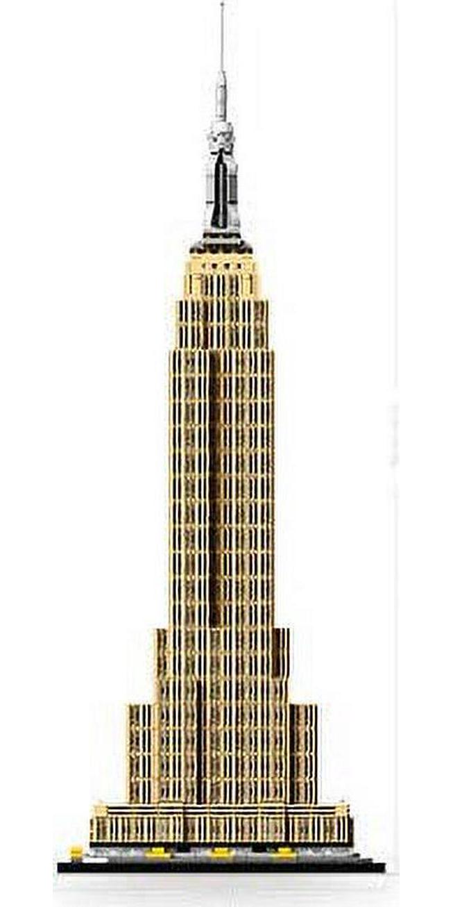 LEGO Architecture Empire State Building 21046 New York City Skyline Architecture Model Kit for Adults and Kids, Build It Yourself Model Skyscraper (1767 Pieces) - Image 7
