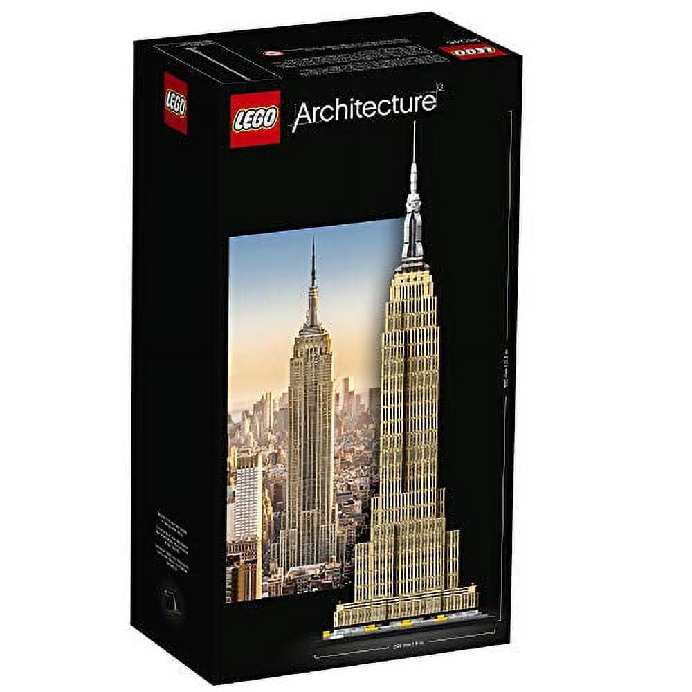LEGO Architecture Empire State Building 21046 New York City Skyline Architecture Model Kit for Adults and Kids, Build It Yourself Model Skyscraper (1767 Pieces) - Image 5