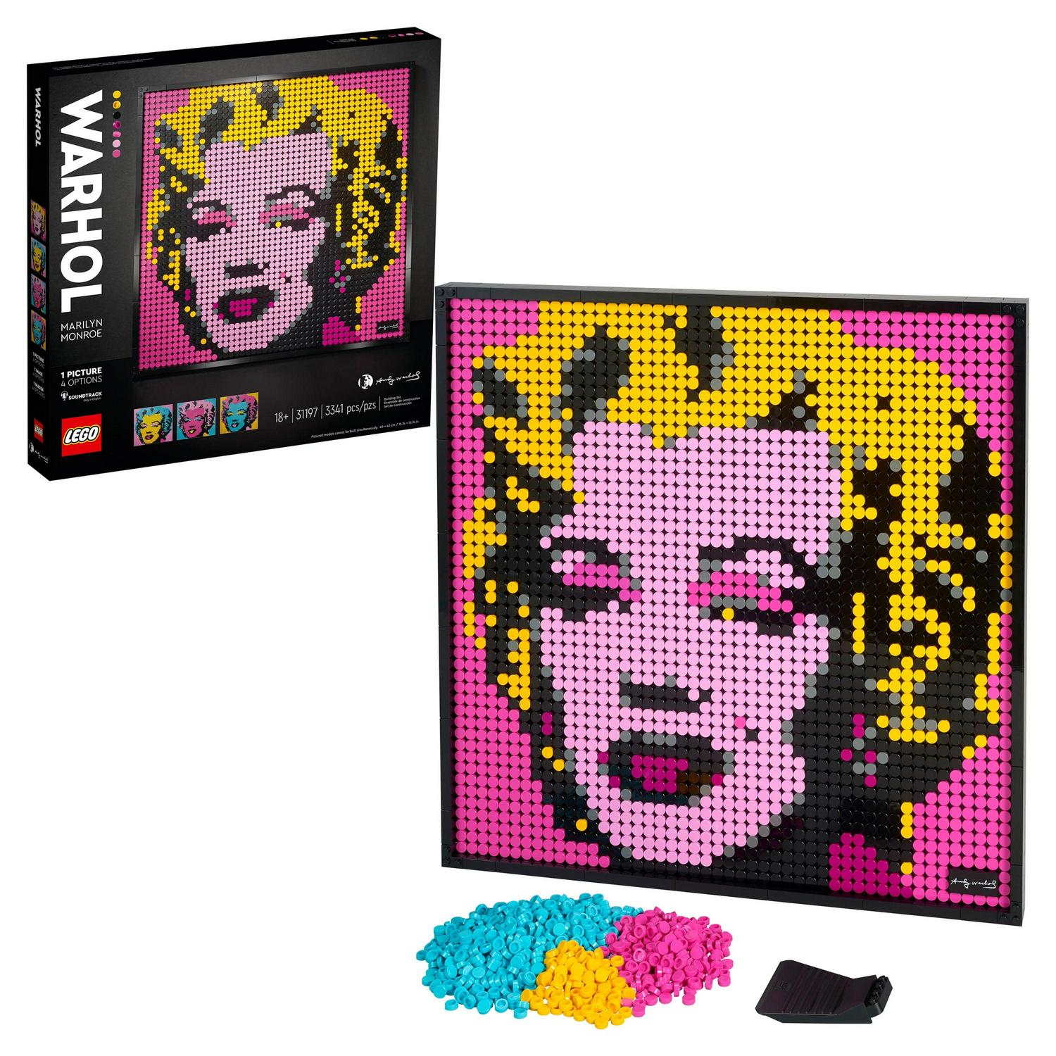 LEGO ART ANDY WARHOL'S MARILYN MONROE 31197