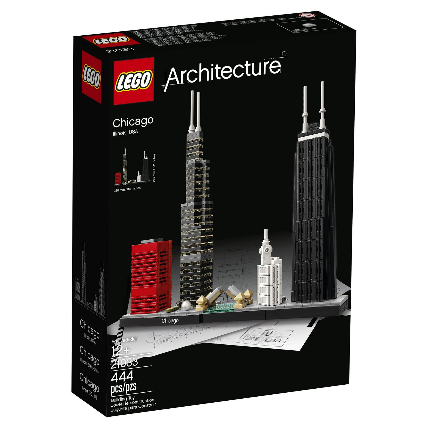 LEGO Architecture Chicago 21033 Building Set (444 Pieces) - Image 3