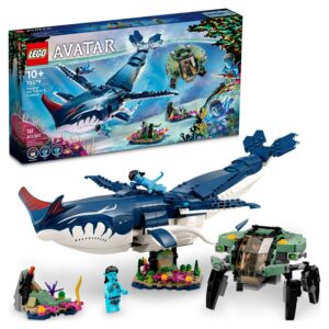 LEGO Avatar: The Way of Water Payakan the Tulkun & Crabsuit 75579, Building Toy Set, Movie Underwater Ocean with Whale-Like Sea Animal Creature Figure