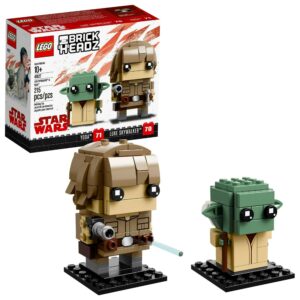 LEGO BrickHeadz Luke Skywalker & Yoda 41627 (215 Pieces)