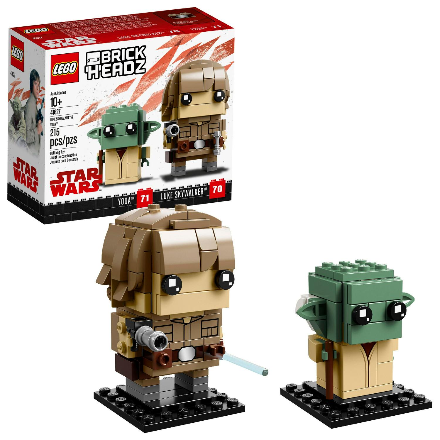 LEGO BrickHeadz Luke Skywalker & Yoda 41627 (215 Pieces)