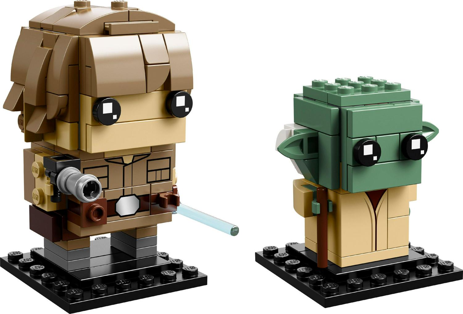 LEGO BrickHeadz Luke Skywalker & Yoda 41627 (215 Pieces) - Image 2