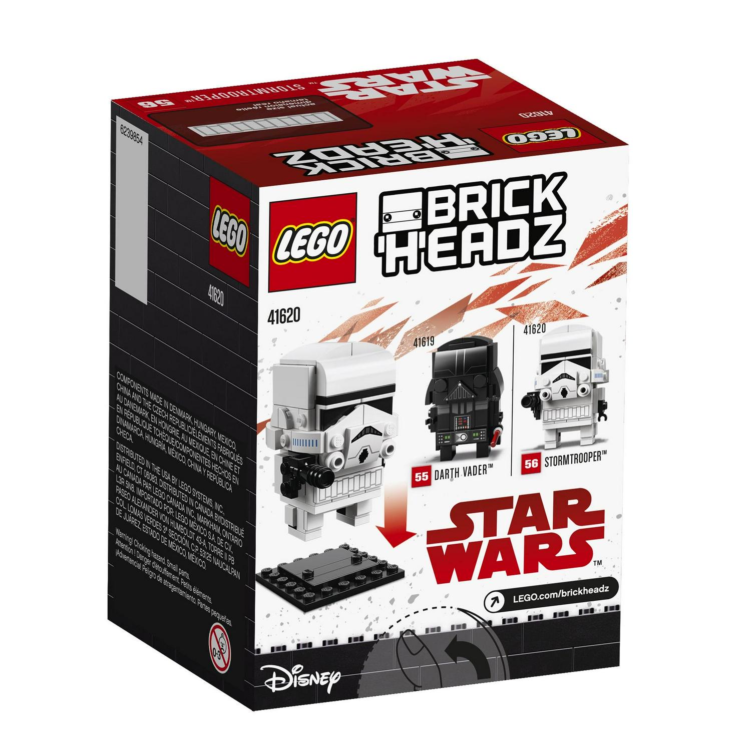 LEGO BrickHeadz Stormtrooper 41620 Building Set (124 Pieces) - Image 4