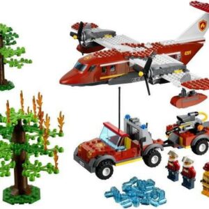 LEGO City Fire Plane Interlocking Block Building Set