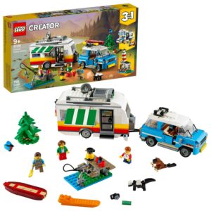 LEGO Creator 3in1 Caravan Family Holiday 31108 Creative Building Toy Set for Kids Ages 9+ (766 Pieces)