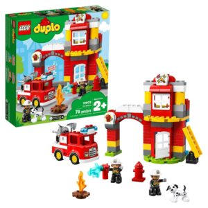 LEGO DUPLO Town Fire Station 10903 Firefighter Toy for Kids