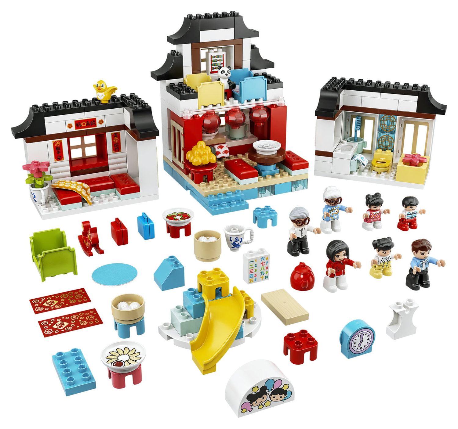 LEGO DUPLO Town Happy Childhood Moments 10943 Family House Toy Playset for Kids (227 Pieces) - Image 4