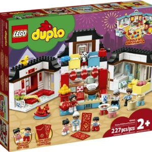 LEGO DUPLO Town Happy Childhood Moments 10943 Family House Toy Playset for Kids (227 Pieces)