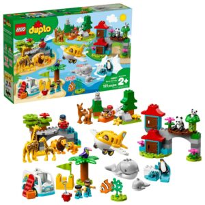 LEGO DUPLO Town World Animals 10907 Building Bricks (121 Pieces)