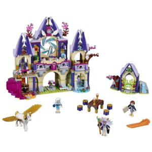 lego elves 41078 skyra's mysterious sky castle building kit