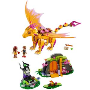 LEGO Elves Fire Dragon's Lava Cave 41175