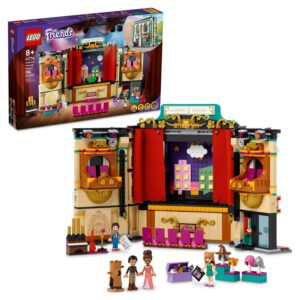 LEGO Friends Andrea's Theater School Playset, 41714 Creative Toy, Gift Idea for Kids, Girls and Boys 8 Plus Years Old with 4 Mini-Dolls and Props Accessories