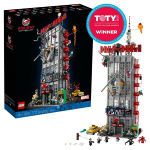 LEGO Marvel Spider-Man Daily Bugle Building Sets for Adults - Display as Office or Bookshelf Decor - Gifts for Men & Women Fans - 25 Minifigures - 76178