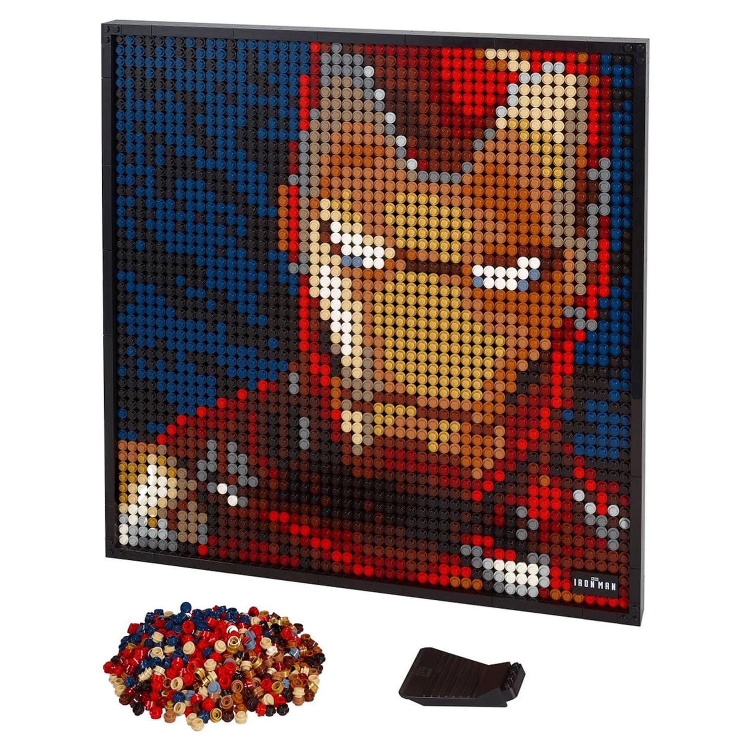 LEGO Art Marvel Studios Iron Man 31199 Building Kit for Adults; A Creative Wall Art Set Featuring Iron Man That Makes an Awesome Gift (3,167 Pieces)