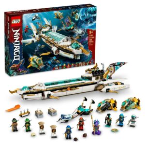 LEGO NINJAGO Hydro Bounty Building Set, 71756 Submarine Toy with Kai and Nya Minifigures, Ninja Toys, Gifts, Presents for Kids, Boys, Girls Age 9 Plus Years Old