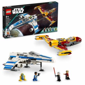 LEGO Star Wars: Ahsoka New Republic E-Wing vs. Shin Hati’s Starfighter 75364 Star Wars Playset Based on the Ahsoka TV Series, Show Inspired Building Toy for Ahsoka Fans Featuring 5 Star Wars Figures