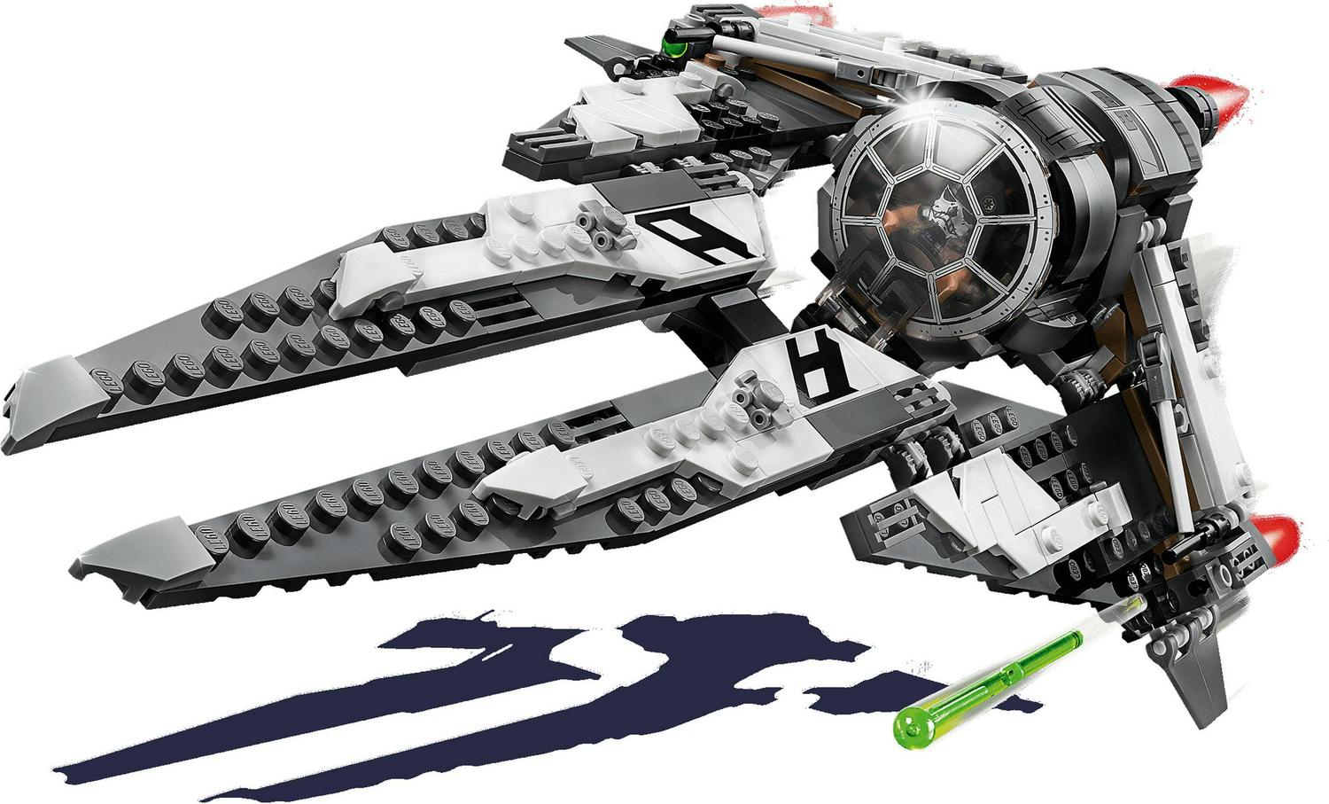 LEGO Star Wars Black Ace TIE Interceptor 75242 TIE Fighter Building Set - Image 6