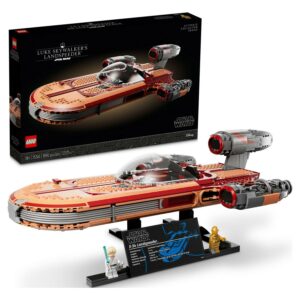 LEGO Star Wars Luke Skywalker's Landspeeder 75341, Ultimate Collector Series Star Wars Building Kit for Adults, Includes Luke Skywalker Lightsaber and C-3PO Mini Figure, Gift Idea for Star Wars Fans