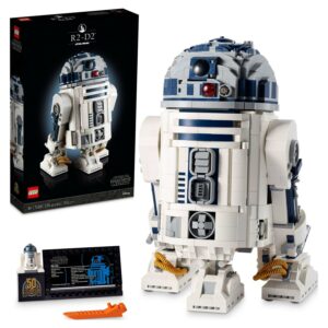 LEGO Star Wars R2-D2 Building Set - Collectible 3D Puzzle for Adults, Ages 18+ - Build for Display for Room, Office, or Desk - Info Plaque Included - Gift Idea for Fans - 75308