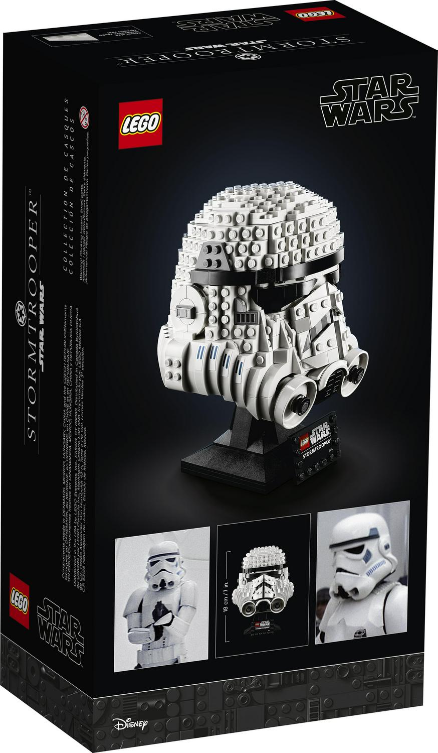 LEGO Star Wars Stormtrooper Helmet 75276 Building Kit, Cool Star Wars Collectible for Adults (647 Pieces) - Image 4