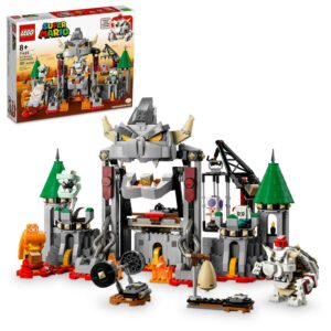 LEGO Super Mario Dry Bowser Castle Battle Expansion Set, Buildable Game with 5 Toy Figures Included, Super Mario Gift for Kids Ages 8+, 71423