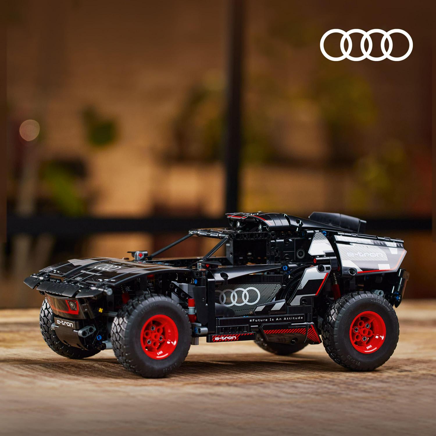 LEGO Technic Audi RS Q e-tron 42160 Advanced Building Kit for Kids Ages 10 and Up, this Remote Controlled Car Toy Features App-Controlled Steering and Makes a Great Gift for Kids Who Love Engineering - Image 3