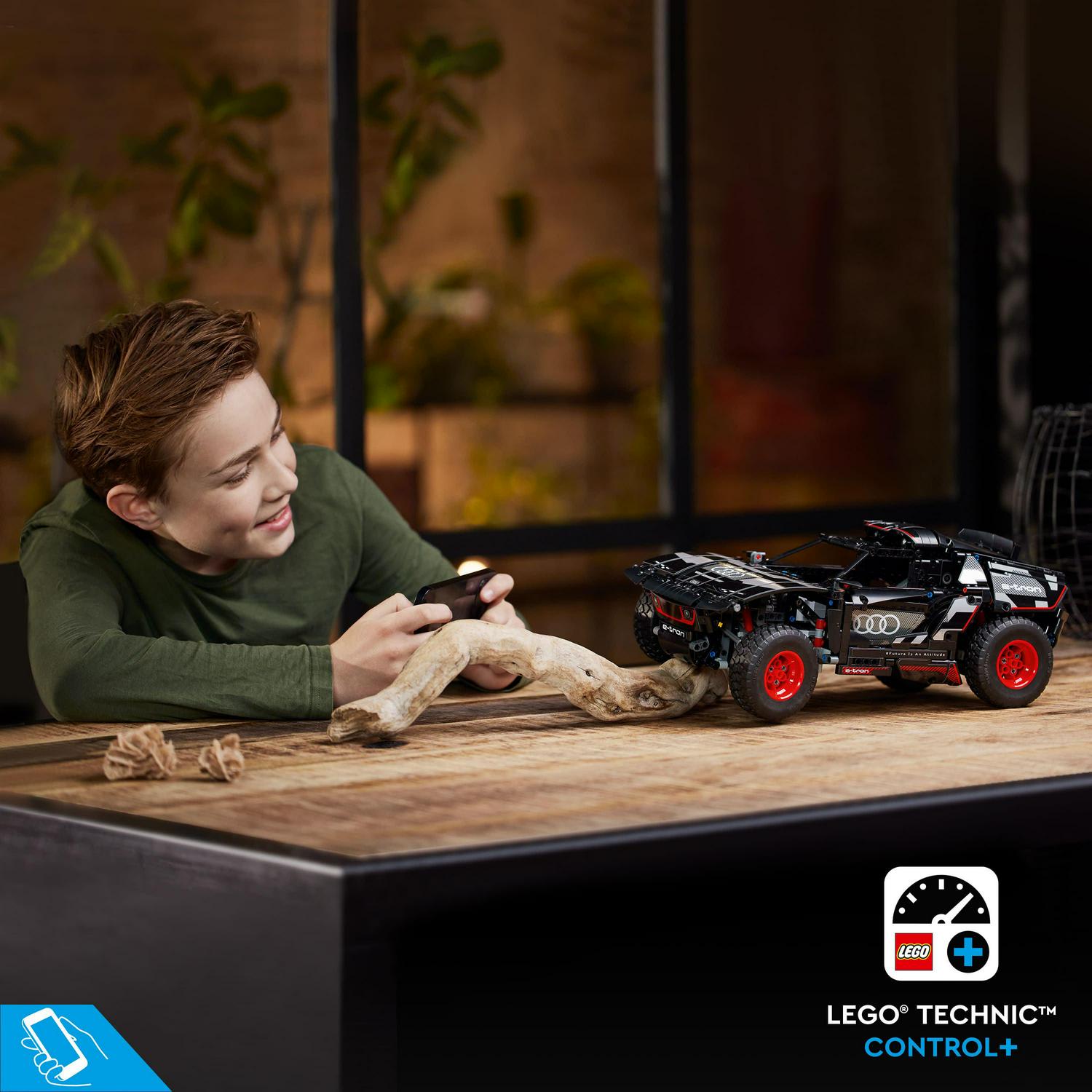 LEGO Technic Audi RS Q e-tron 42160 Advanced Building Kit for Kids Ages 10 and Up, this Remote Controlled Car Toy Features App-Controlled Steering and Makes a Great Gift for Kids Who Love Engineering - Image 5