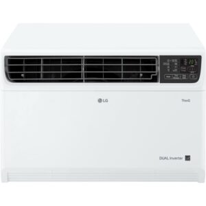 LG 14,000 BTU 700 Sq. ft 115-Volt New Window Air Conditioner with Wi-Fi and Remote, White, LW1522IVSM