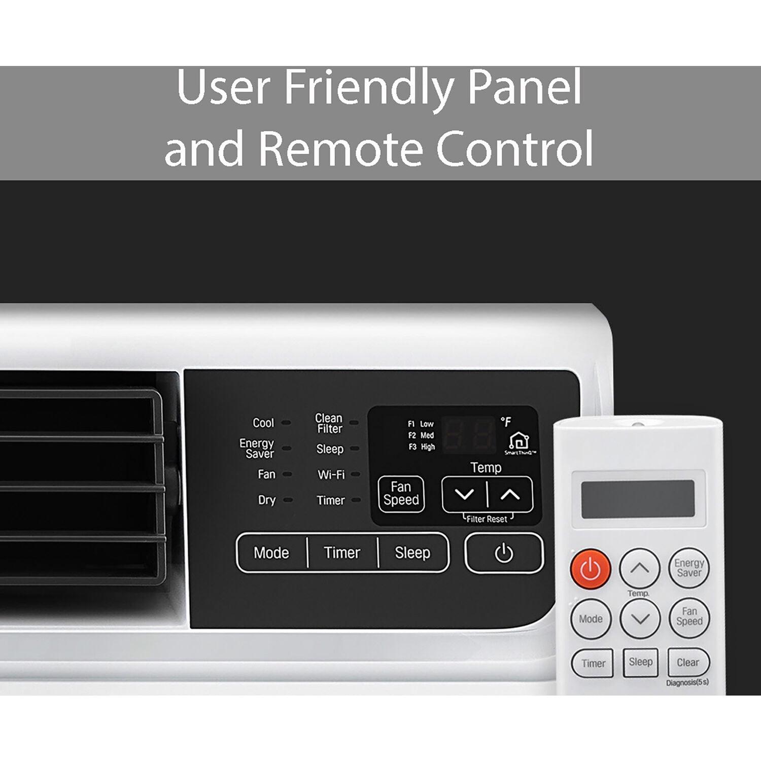 LG 115V 14,000 BTU 800 Sq. ft. DUAL Inverter Smart Window Air Conditioner, White, LW1517IVSM - Image 7