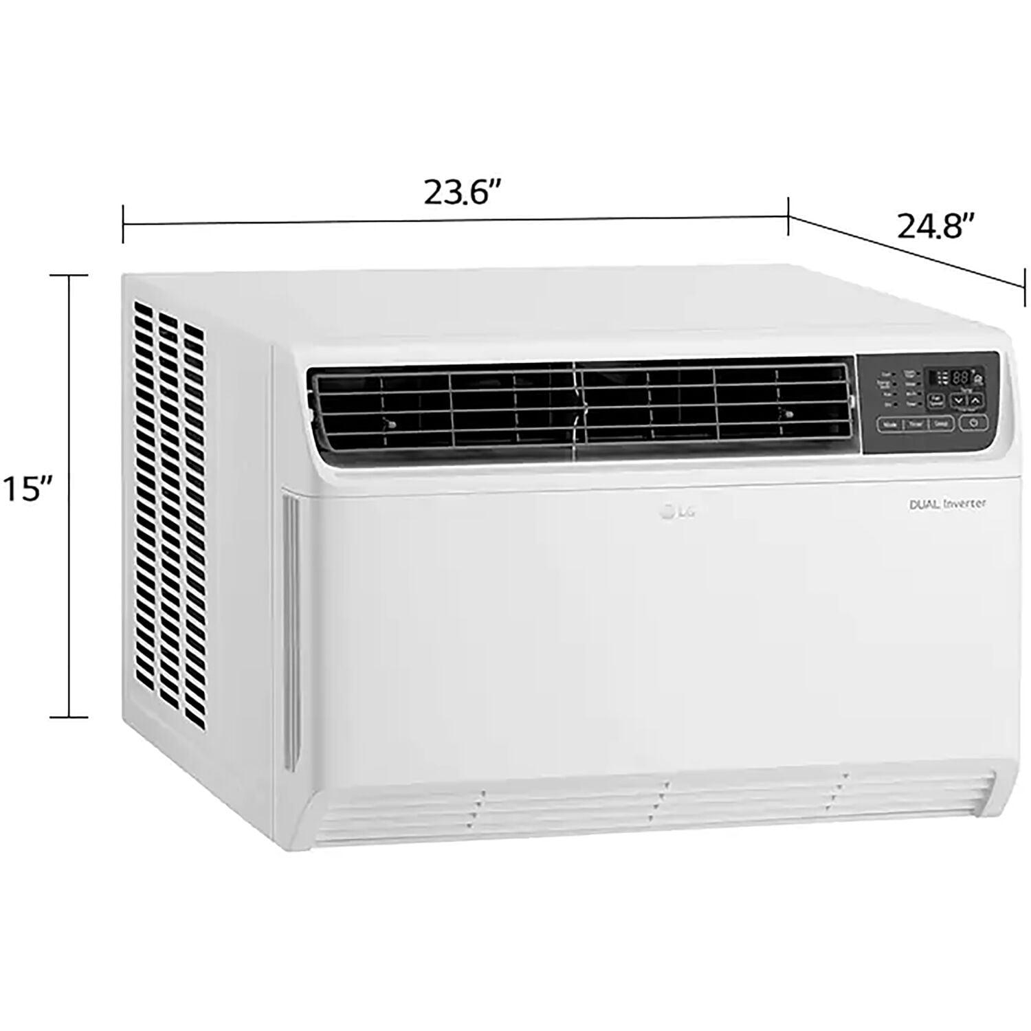 LG 115V 14,000 BTU 800 Sq. ft. DUAL Inverter Smart Window Air Conditioner, White, LW1517IVSM - Image 3