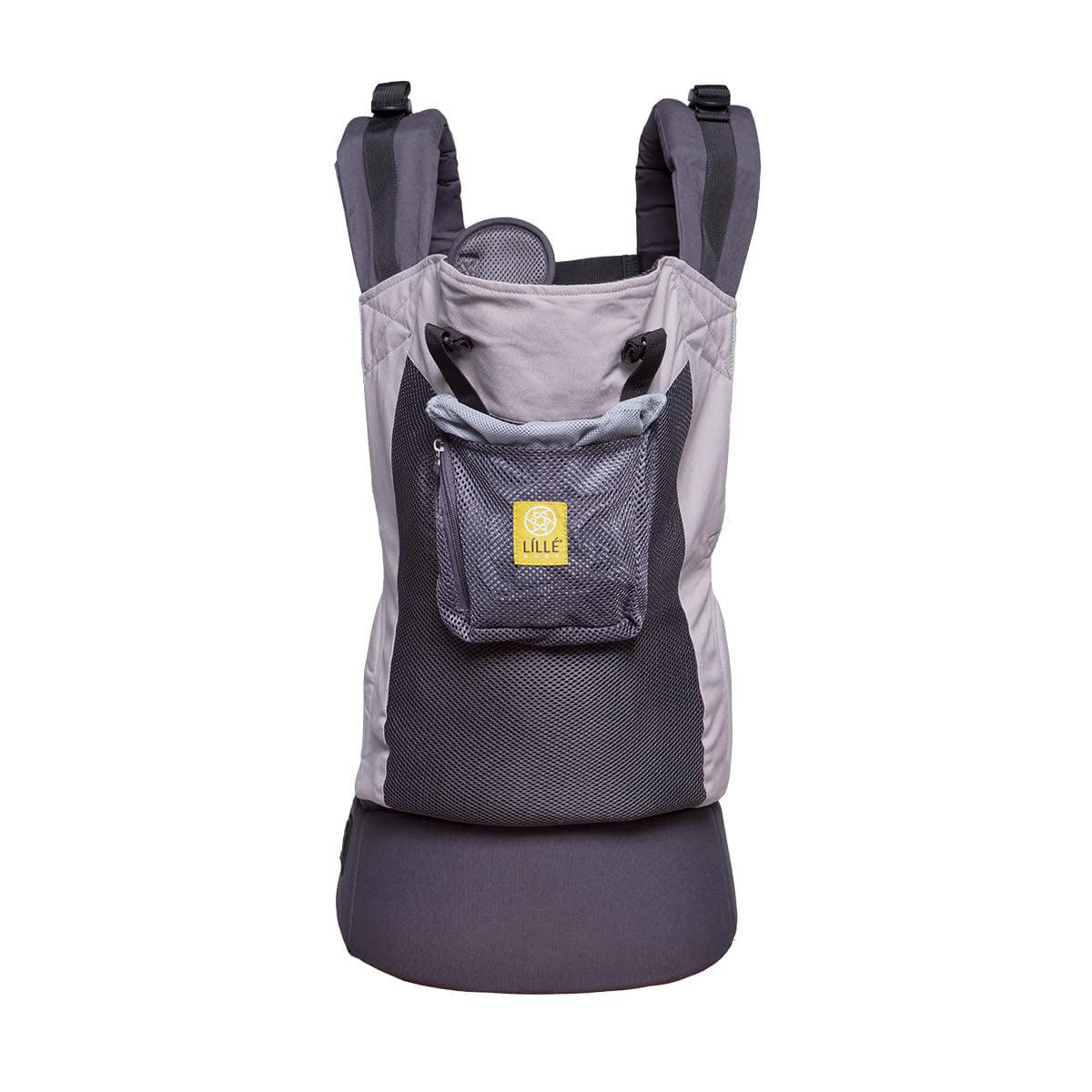 L LL baby 3-in-1 Ergonomic CarryOn Airflow - Toddler Carrier - with Lumbar Support & Breathable Mesh - for Children lbs - for Hiking, Travel and Everyday Family Events - Charcoal/Silver Charcoal Silver - Image 2