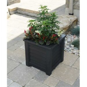 Lakeland 16x16 Planter Black