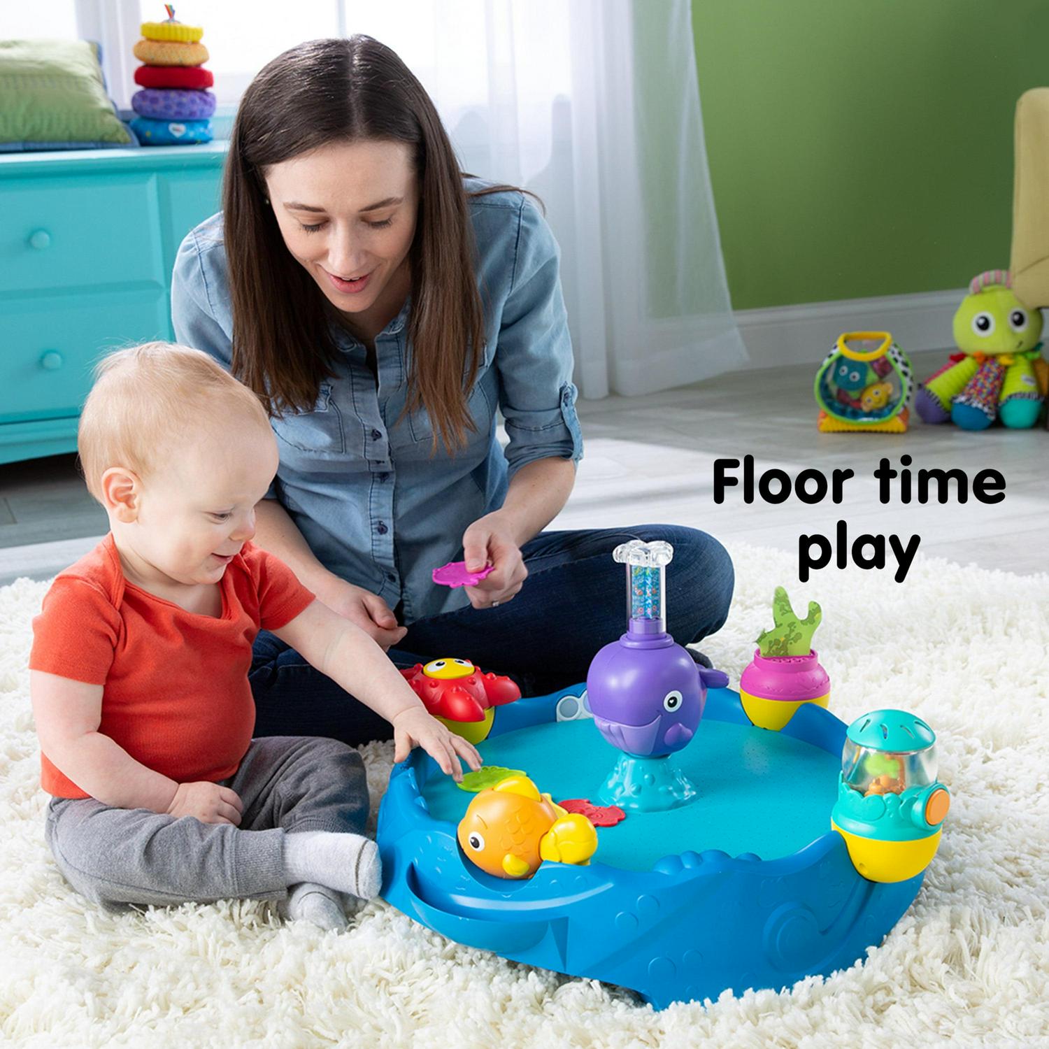 3-in-1 Airtivity Center – Developmental Activity Center Grows with Baby – Features Floor Play, Table Play & Game Play - Image 3