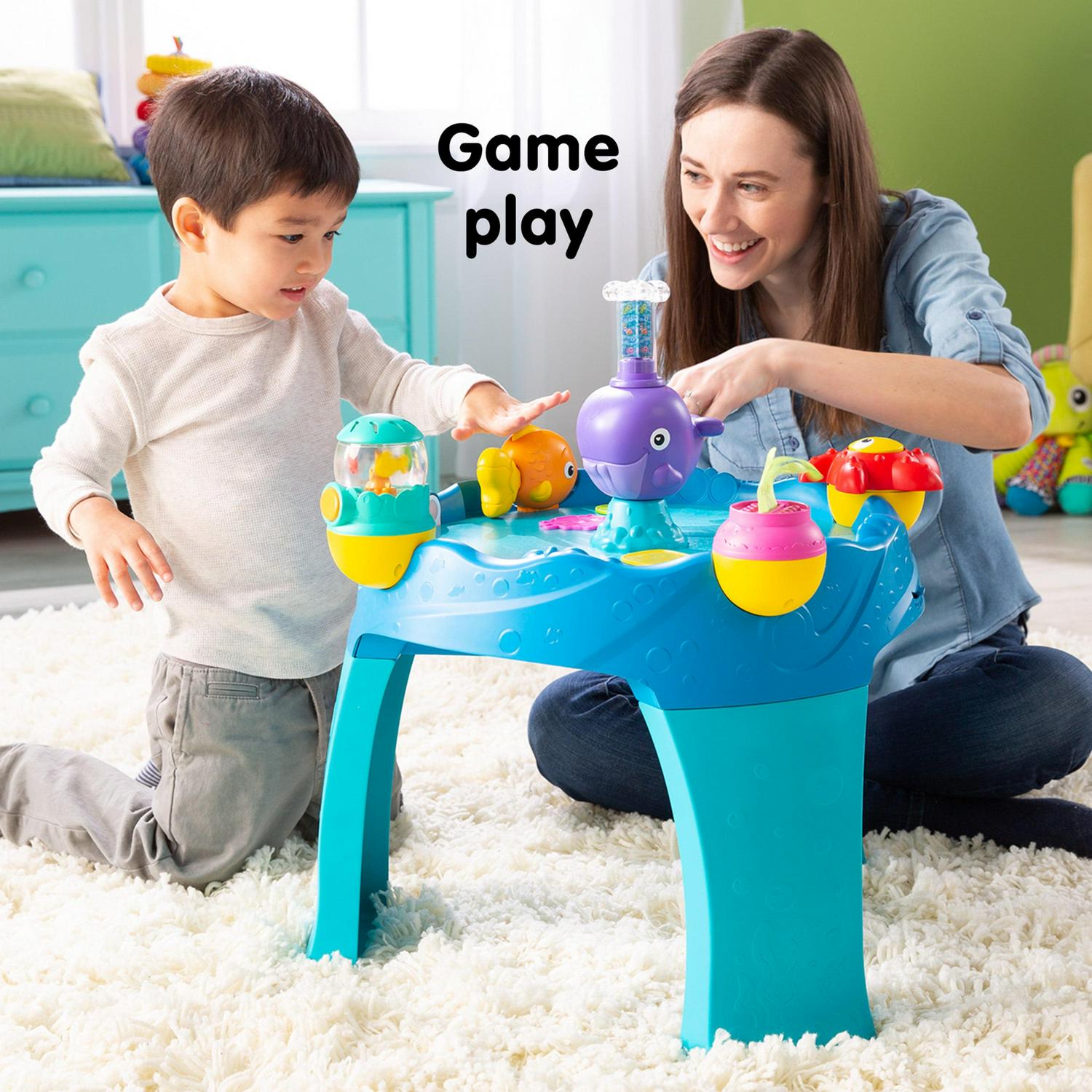 3-in-1 Airtivity Center – Developmental Activity Center Grows with Baby – Features Floor Play, Table Play & Game Play - Image 5