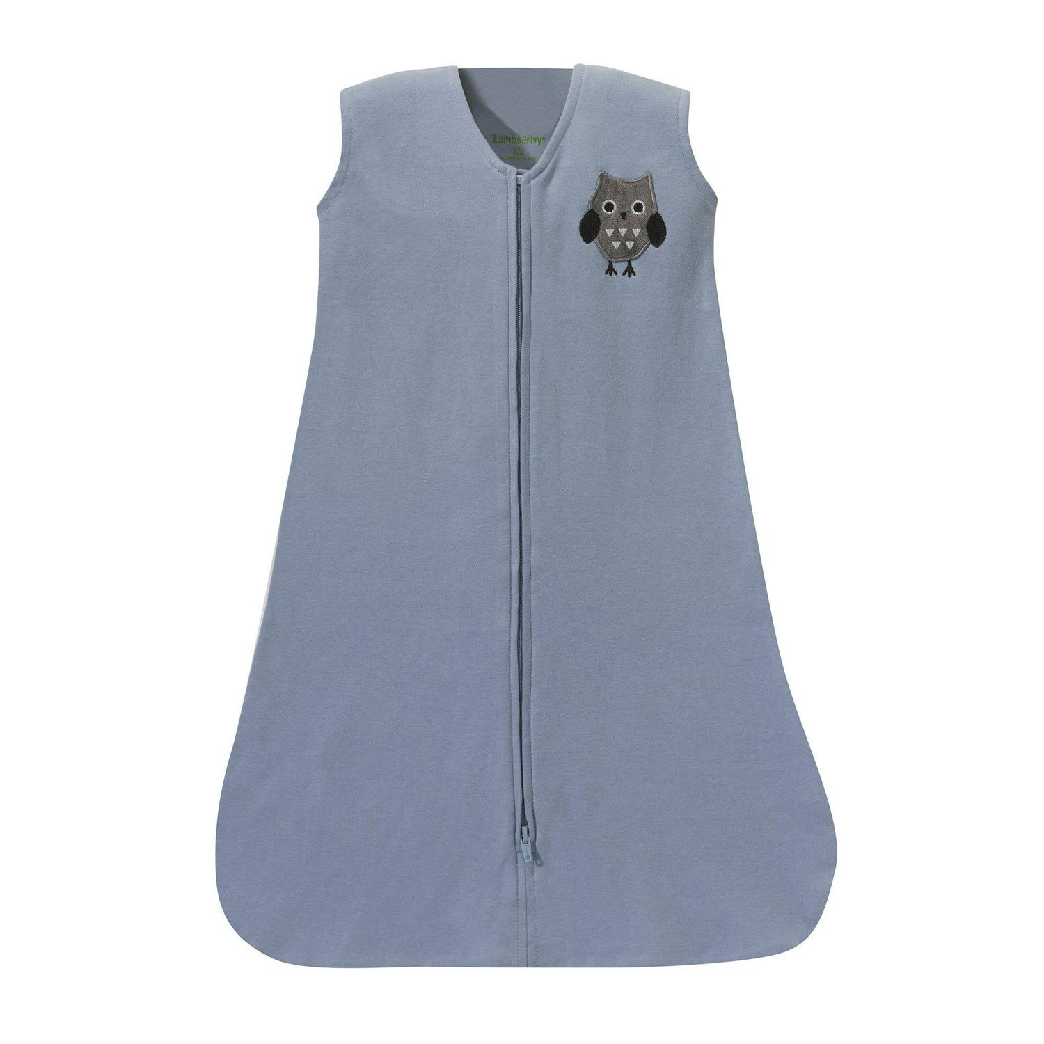 Lambs and Ivy Stay Wild 4-Piece Crib Bedding Set - Blue, Gray, White, Animals - Image 6