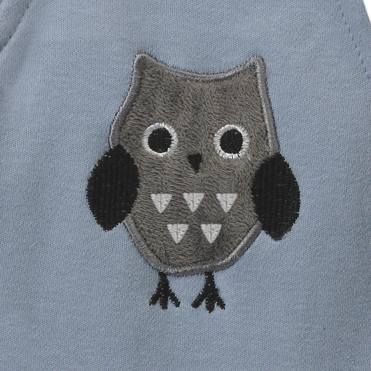 Lambs and Ivy Stay Wild 4-Piece Crib Bedding Set - Blue, Gray, White, Animals - Image 7