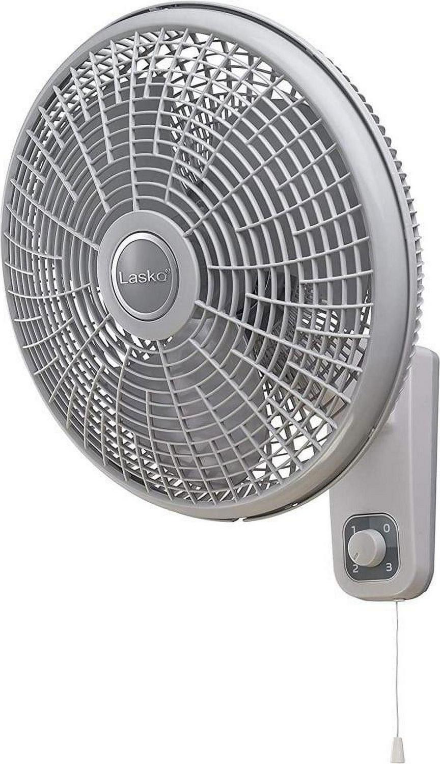 Lasko 16” 3-speed Oscillating Wall-Mount Fan, White, M16900, New - Image 13