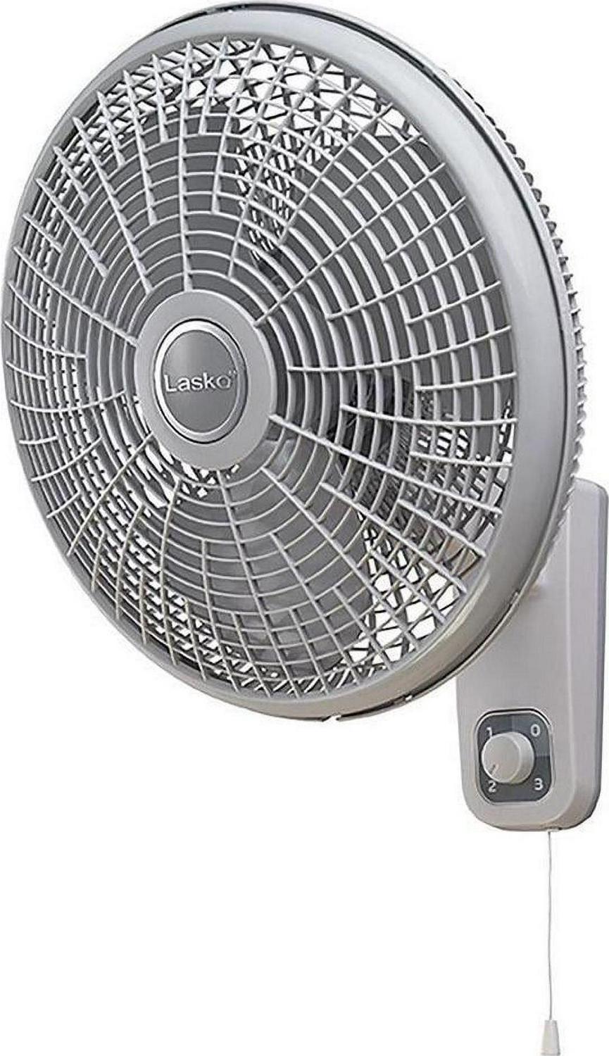 Lasko 16” 3-speed Oscillating Wall-Mount Fan, White, M16900, New - Image 16