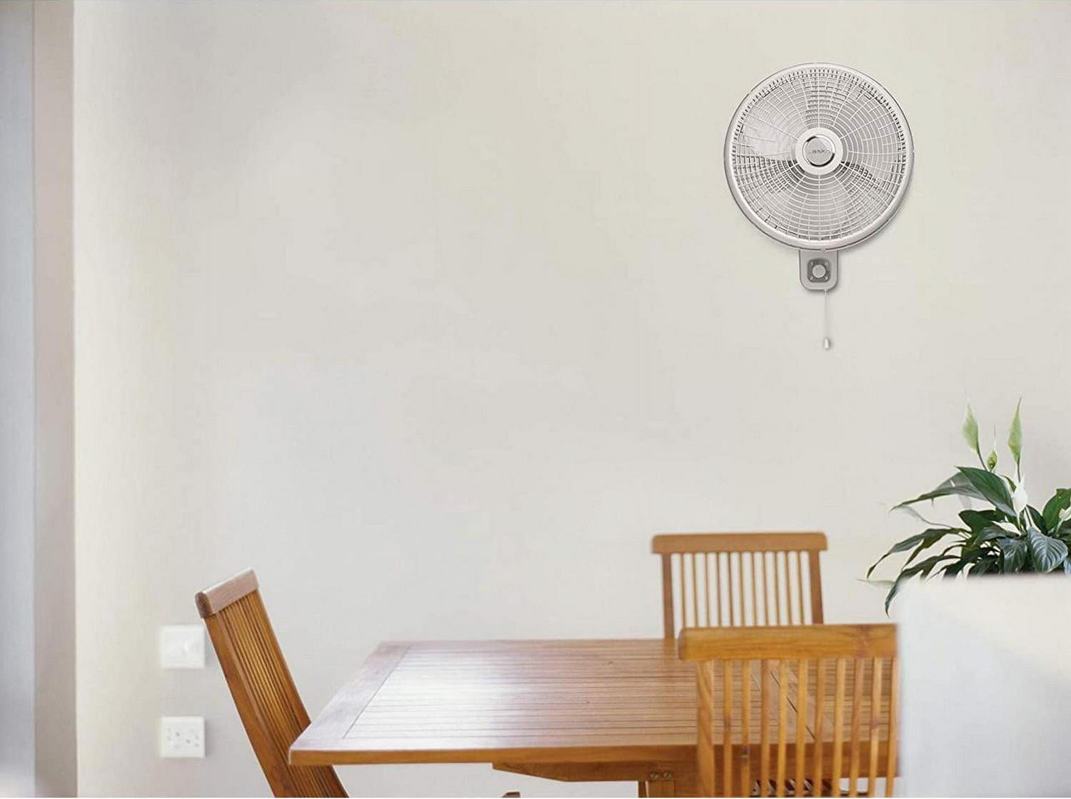 Lasko 16” 3-speed Oscillating Wall-Mount Fan, White, M16900, New - Image 10