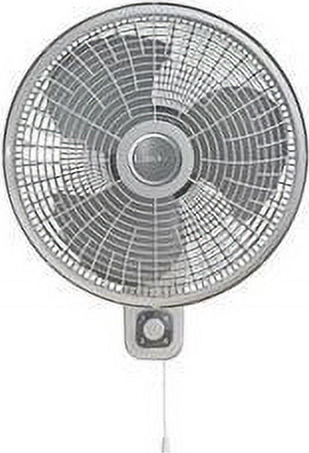 Lasko 16” 3-speed Oscillating Wall-Mount Fan, White, M16900, New - Image 3