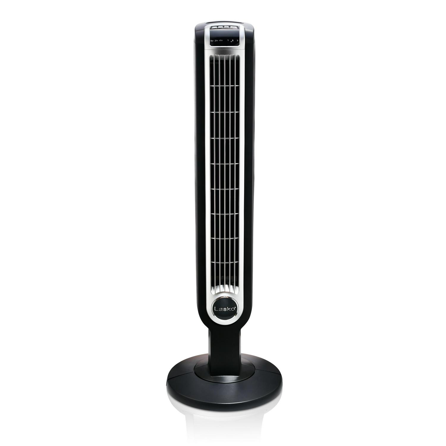 Lasko 36" 3-Speed Remote Controlled Oscillating Tower Fan, Black, 2511 - Image 9