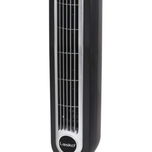 Lasko 36" 3-Speed Remote Controlled Oscillating Tower Fan, Black, 2511