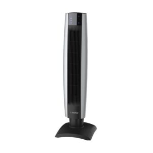 Lasko 34" Oscillating 3-Speed Remote Control Tower Fan with Timer, Black, 2711