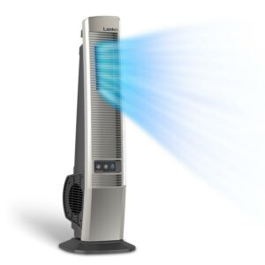 Lasko 42" 4-Speed Oscillating Tower Fan for Decks and Patios, 276 CFM, YF202