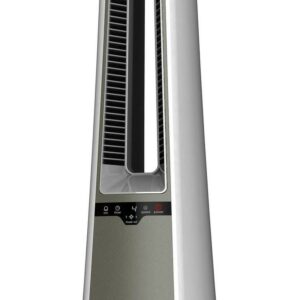 Lasko 36" Air Logic Cool Bladeless Fan with Fresh Ion Technology and Remote, Gray, AC600, New