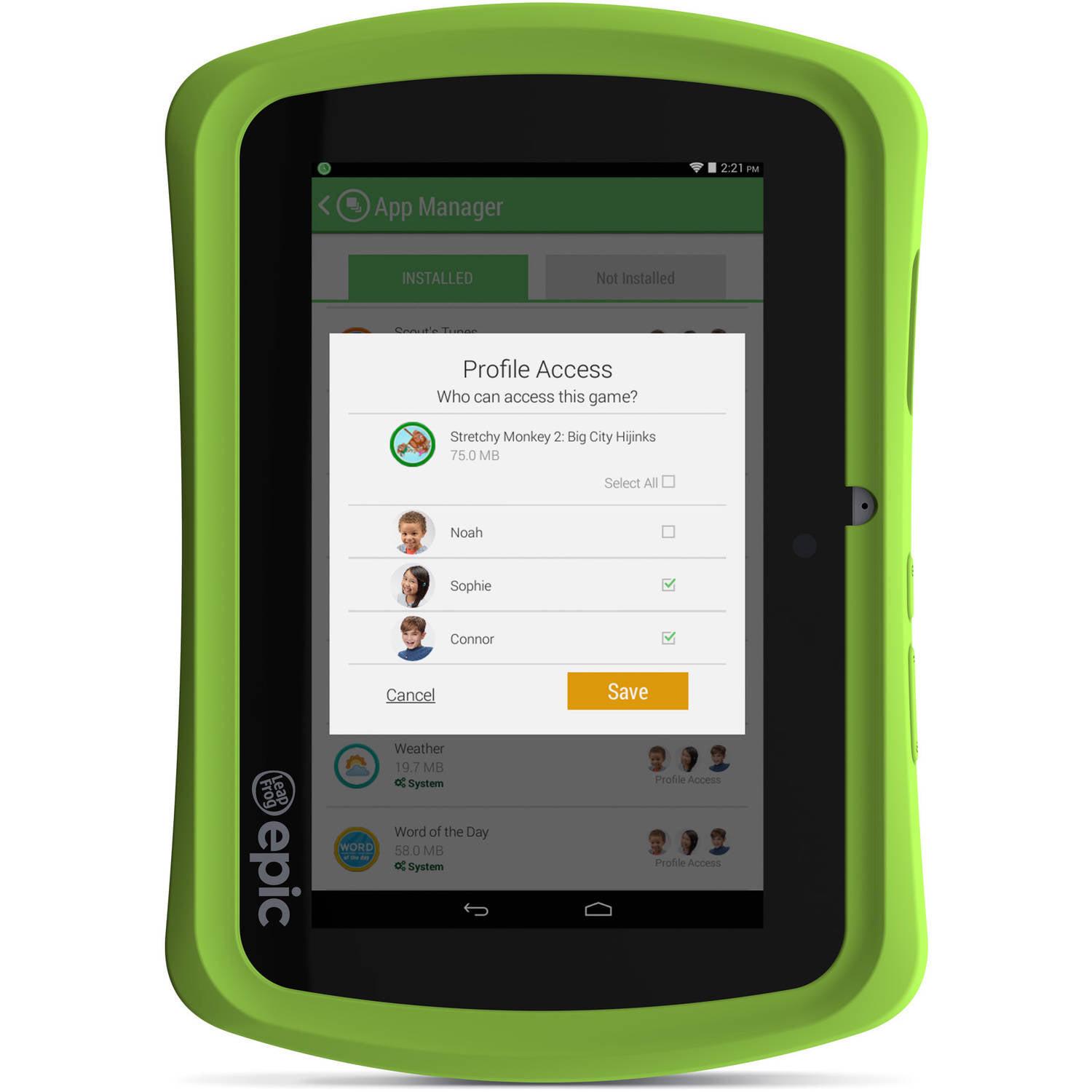 LeapFrog Epic 7" Android-based Kids Tablet 16GB - Image 19